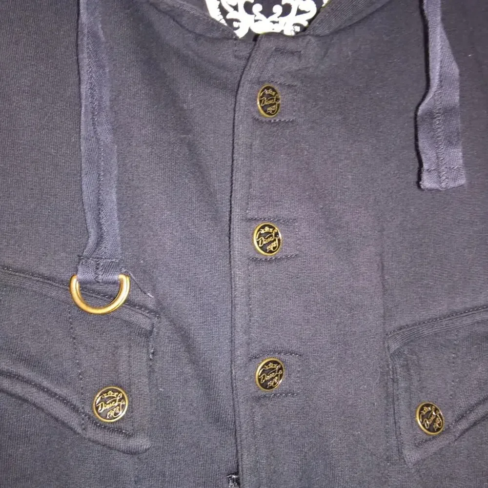 Diesel Vintage Cotton Heavy Hoodie NWOT XL - Picture 7 of 16